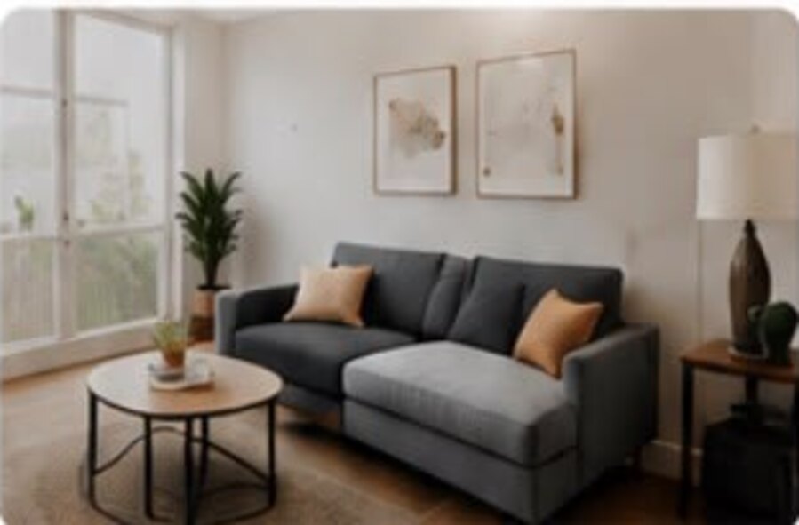 Bright, professionally presented property interior