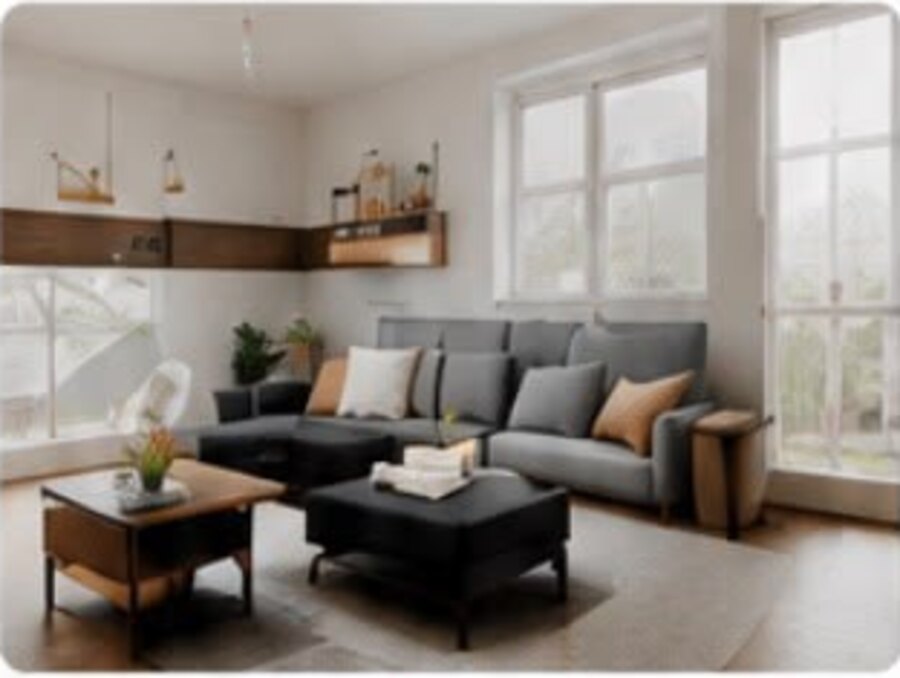 Bright, professionally presented property interior